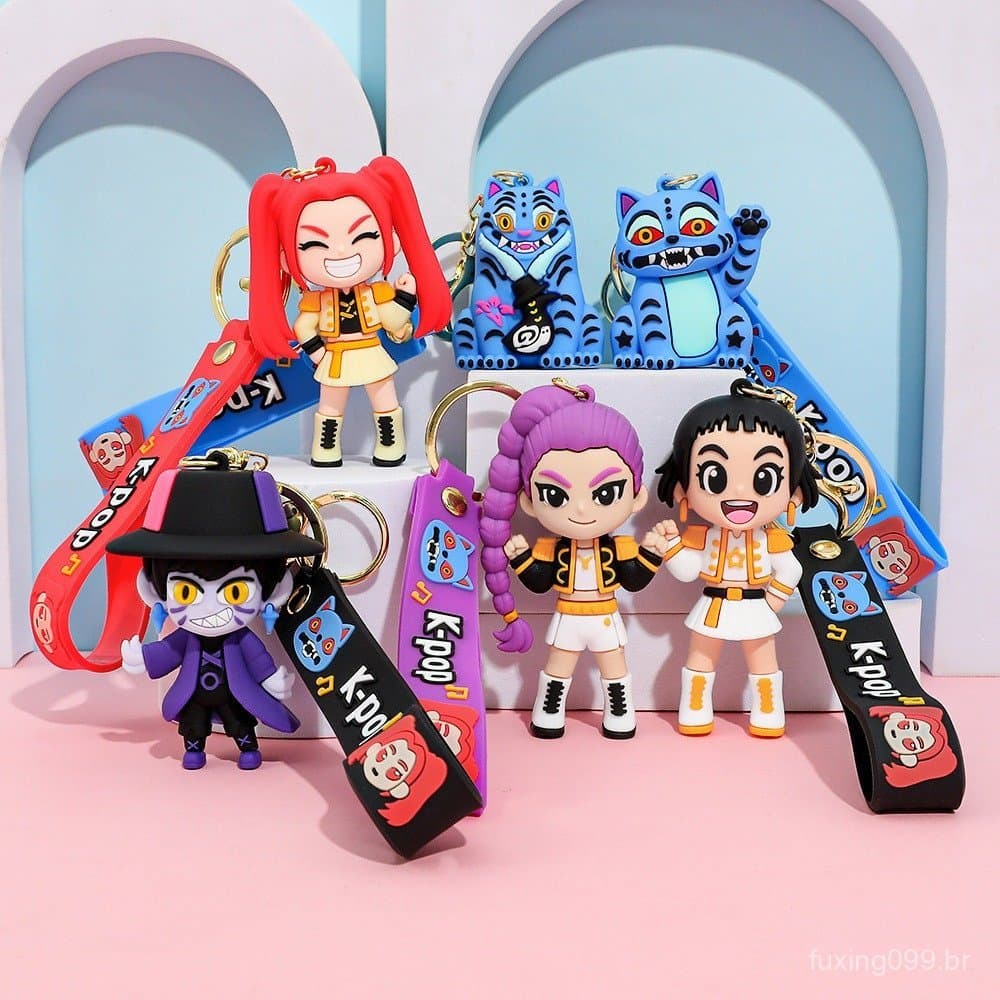 K-POP Witch Hunters Chaveiro Pingente Desenho Animado Anime Bolsa de alto valor Acessórios Presentes de Natal