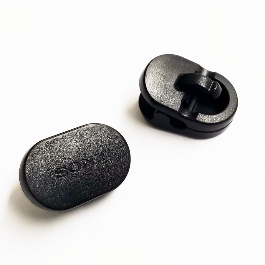 Original autêntico Sony fone de ouvido cabo clipe acessórios do fone de ouvido clipe roupas colar clipe grosso fio redon