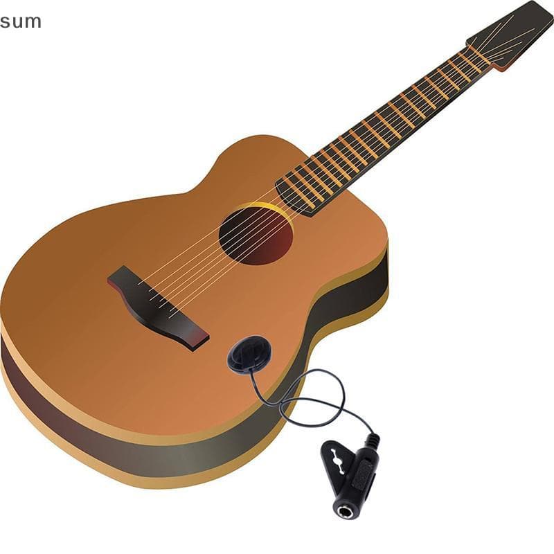 [sum] Guitarra Acústica Piup Piezo Contact Para Ukulele Violino Bandolim BR
