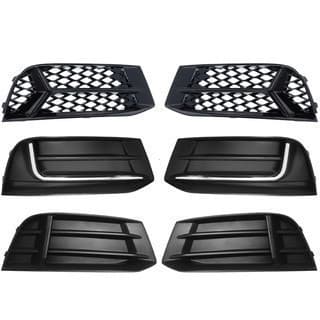 Adequado Para 2017-2020 Audi A3 Standard Edition Quadro De Farol De Neblina De Carro , Abajur Em Favo De Mel