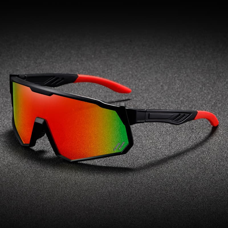 Novo deslumbrante colorido masculino esportes ao ar livre ciclismo óculos quadro óculos de sol óculos de sol Cross-Borde