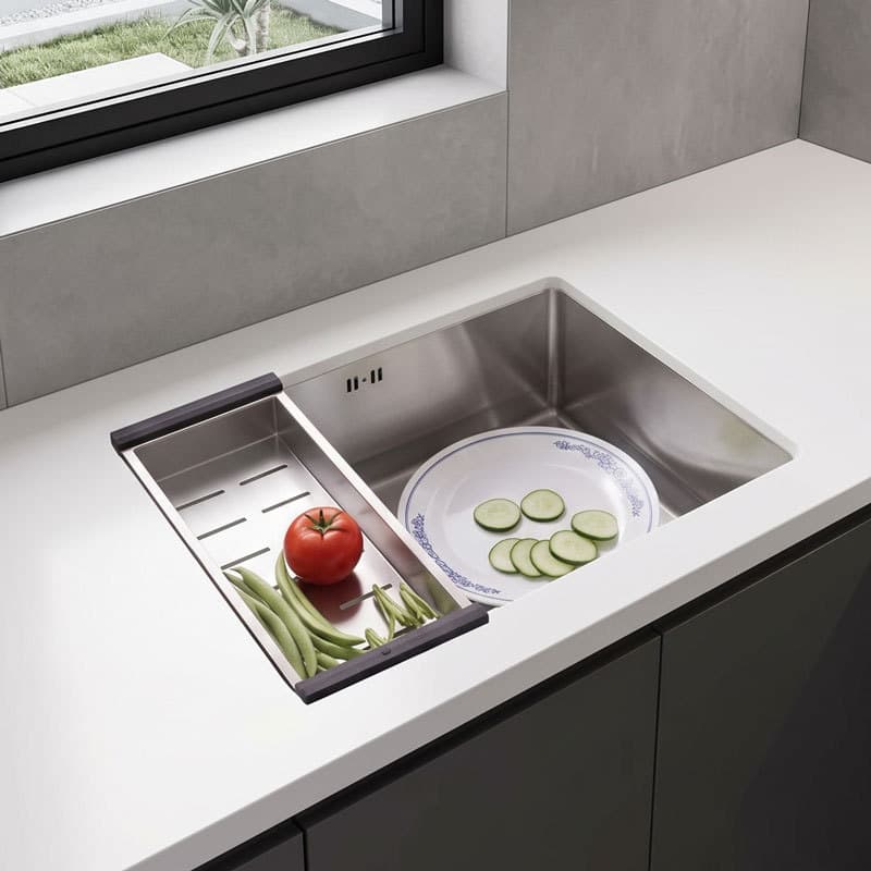 Cuba Gourmet Cozinha 40x40 Inox 304 com Acessórios