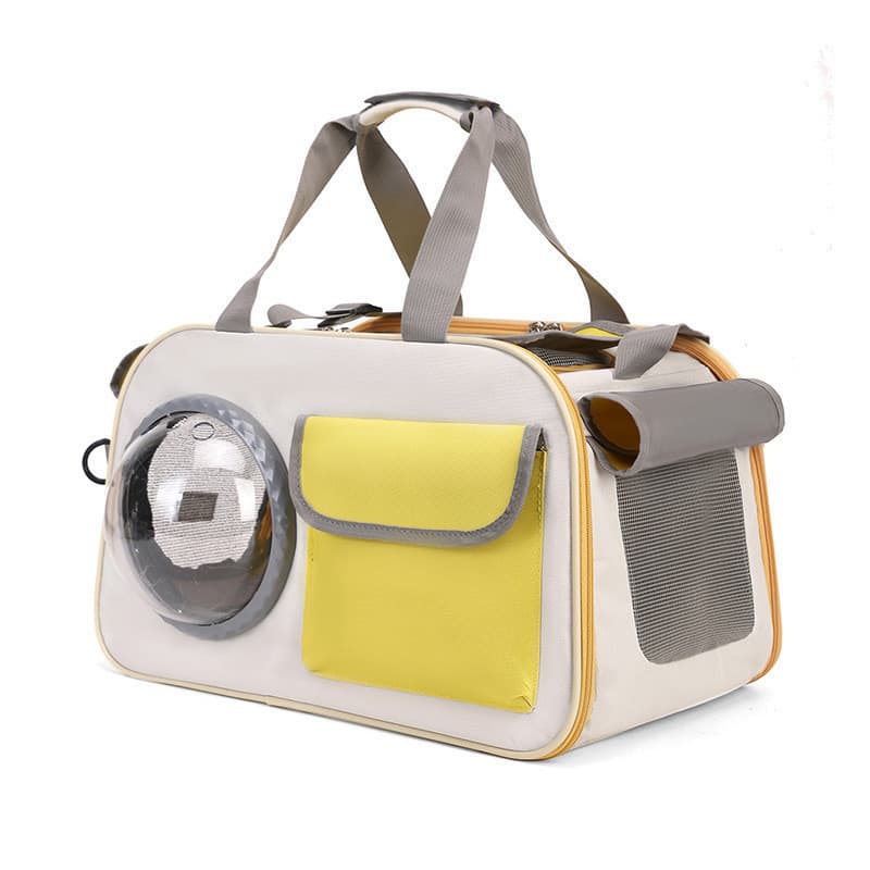 Saco de passeio para animais de estimação mochila portátil respirável saco de gato cão produtos ao ar livre compras laze