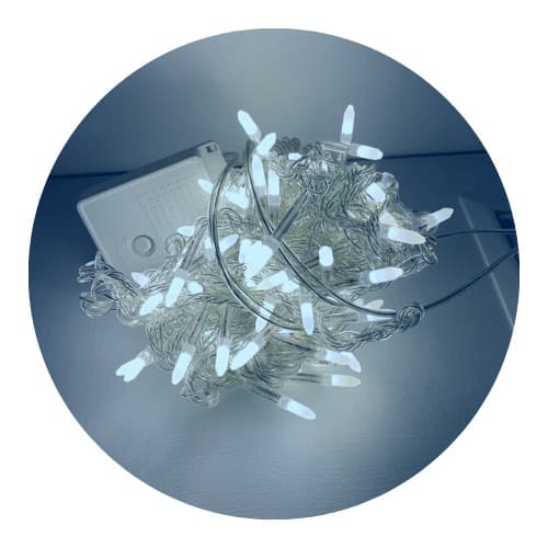 100 Lâmpadas Leitosas Luz Branco LED Premium Qualidade Original Profissional Top Durável Resistente Prático Moderno