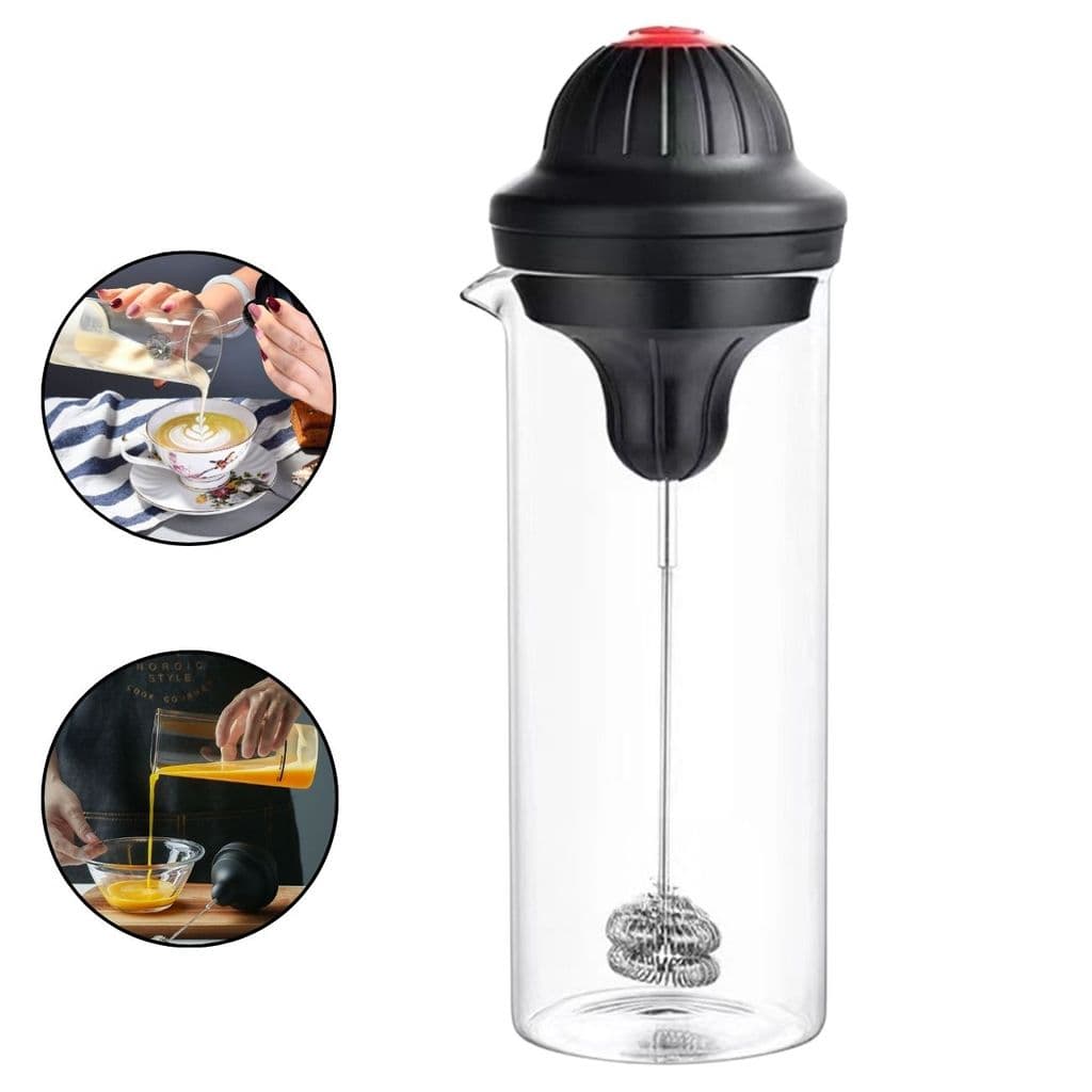 Copo Mixer Misturador Elétrico 550ml Café Leite Shake Whey