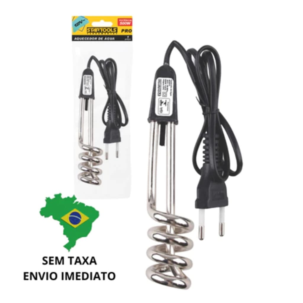 Ebulidor Elétrico 500W – Ferve Água Rápido 220V