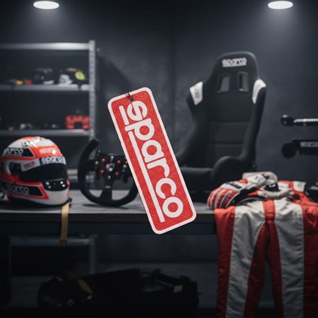 Chaveiro Sparco Preto Automobilismo Geek Colecionável Detalhado Racing Keychain