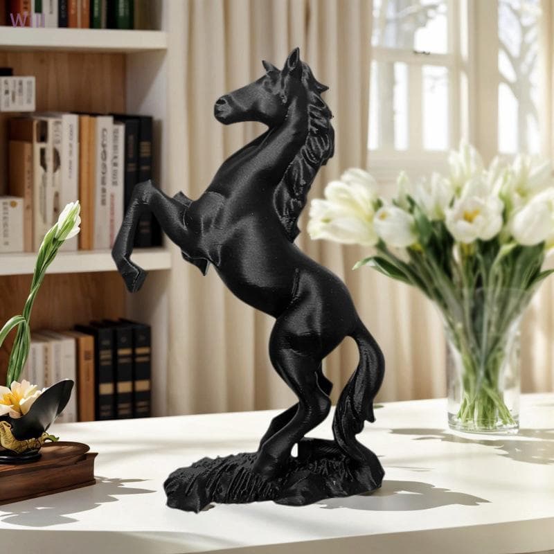 Estátua De Cavalo Impressa Em 3D Pegasus Escultura Ano Ornamento Moderno Arte Animal Decoração Símbolo De Sucesso Para C
