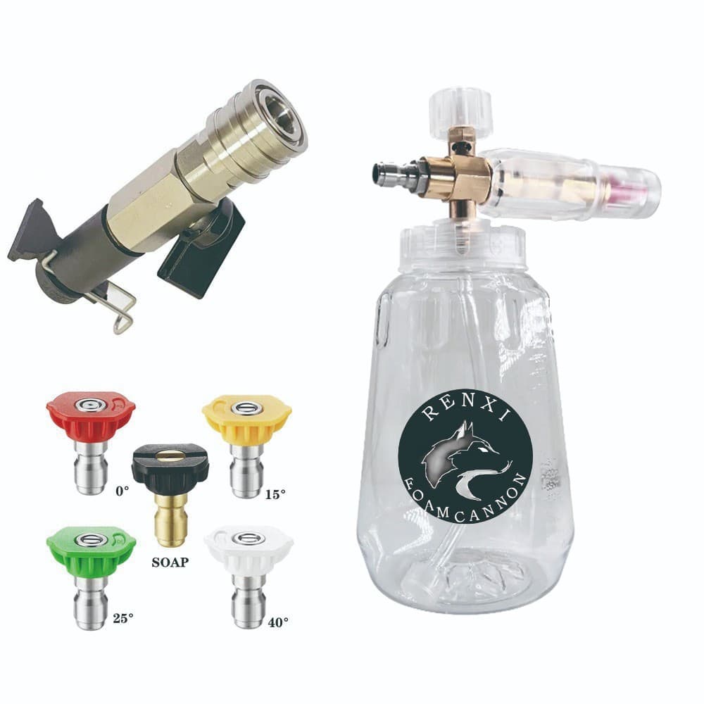 Kit De Válvula De Esfera De Lavagem De Alta Pressão 1/4 " Conector Rápido