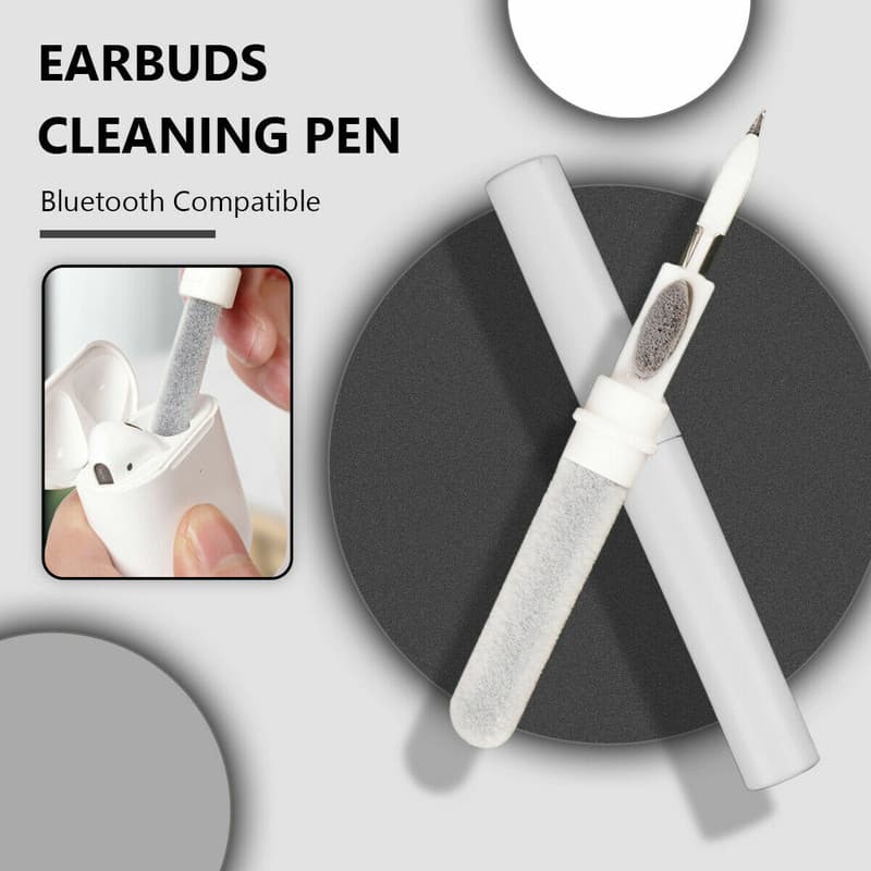 [Envio 24H]  Caneta de Limpeza 3 em 1 para Fones de Ouvido, Escova de Limpeza Universal, Ferramenta de Limpeza para He