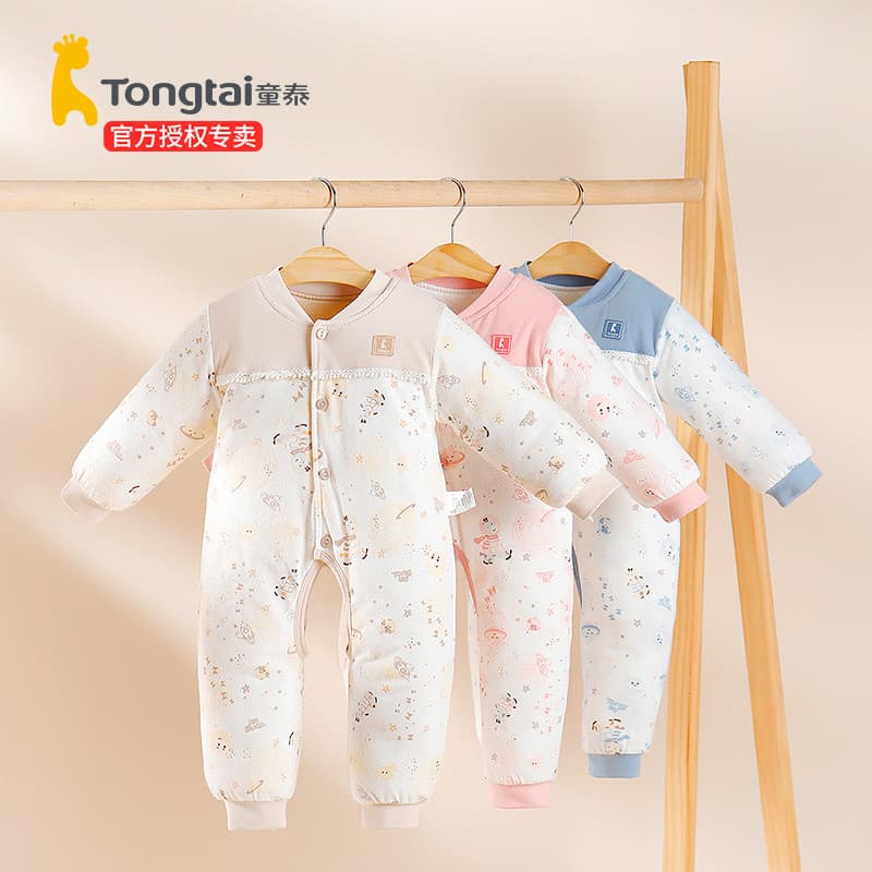 Tongtai macacão de bebê inverno engrossado roupas de bebê acolchoado roupas de inverno roupas de algodão do bebê fino al