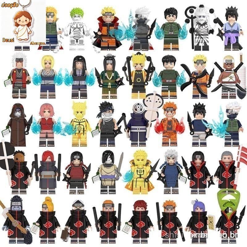Compatível com Blocos de Construção LEGO Brinquedo de Osso Naruto Uchiha Itachi