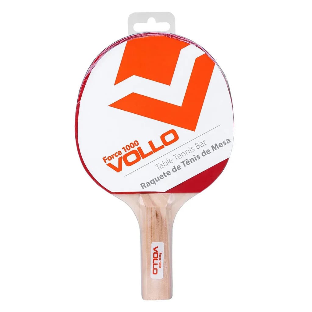 Raquete Tênis De Mesa Treino Ping Pong Force 1000 Vollo
