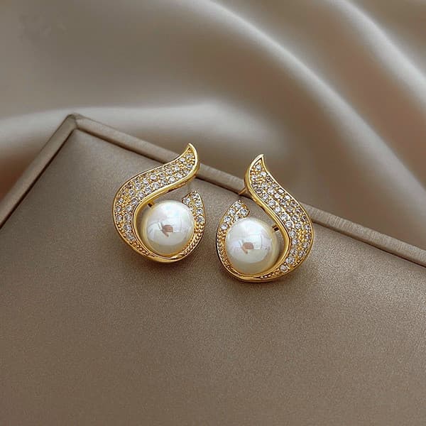 | 【cartelas de brincos feminino】 | kit brinco aço inoxidável ✺S925 prata agulha High-End luz luxo pérola brincos 2023 no