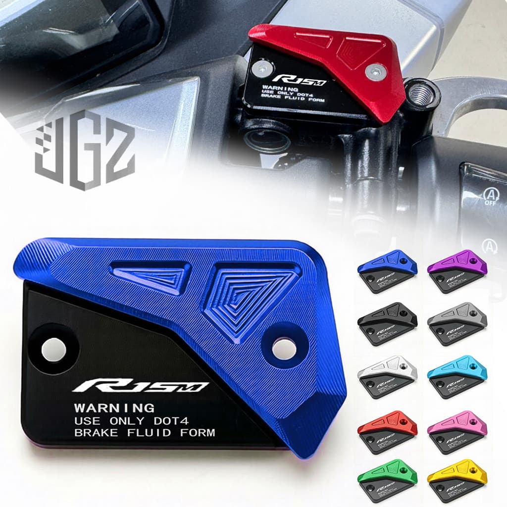 Para YAMAHA R15M R15v4 CNC Tampa Do Fluido De Freio Mestre Reservatório De Óleo