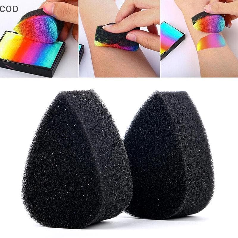 [ala] 10 Pcs Esponjas De Pintura Facial Pétala Esponja Espuma Artesanato Conjunto Desenho Corporal br