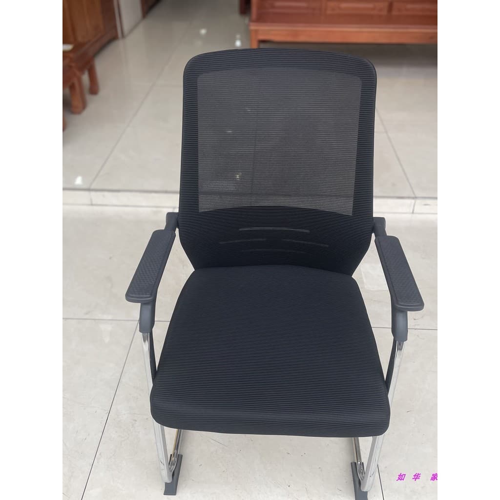 Cadeira de escritório de malha Premium cadeira de conferência respirável com apoio de braço cadeira de treinamento