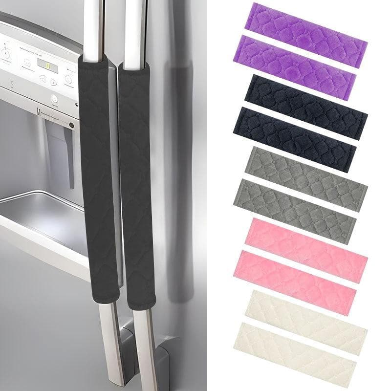 [largeloohg] 2 Peças Capa Para Maçaneta De Geladeira Utensílios De Cozinha Da Porta Alças Sólidas Protetor Luvas Acessór