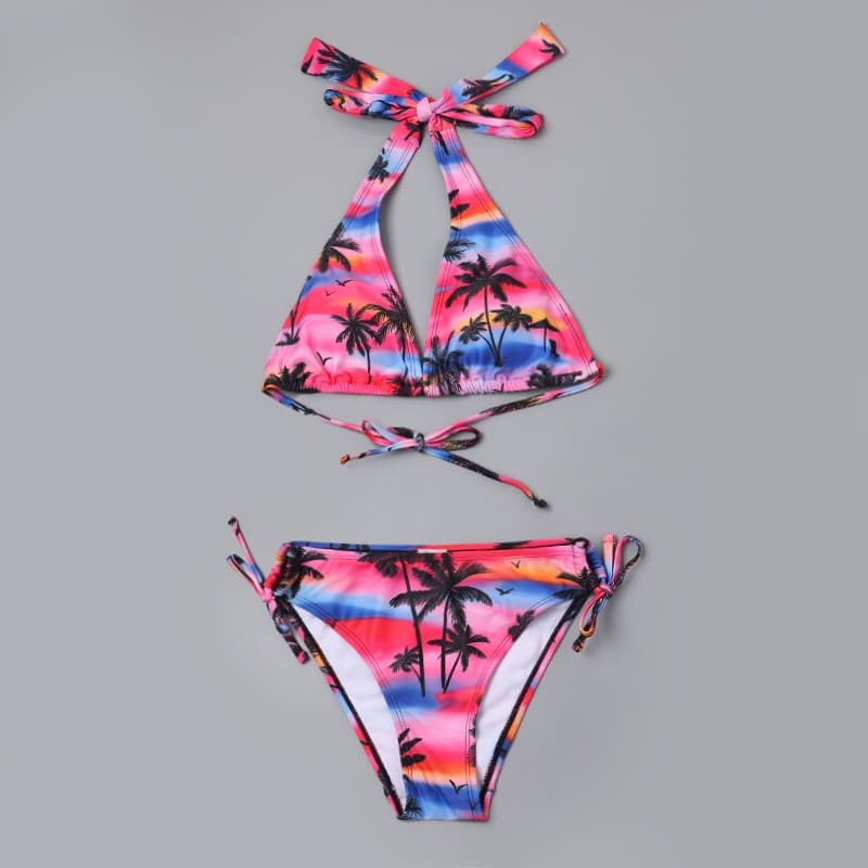 8818 comércio exterior Halter senhoras biquíni High-End sentimento adulto férias dividir maiô estilo praia Triang