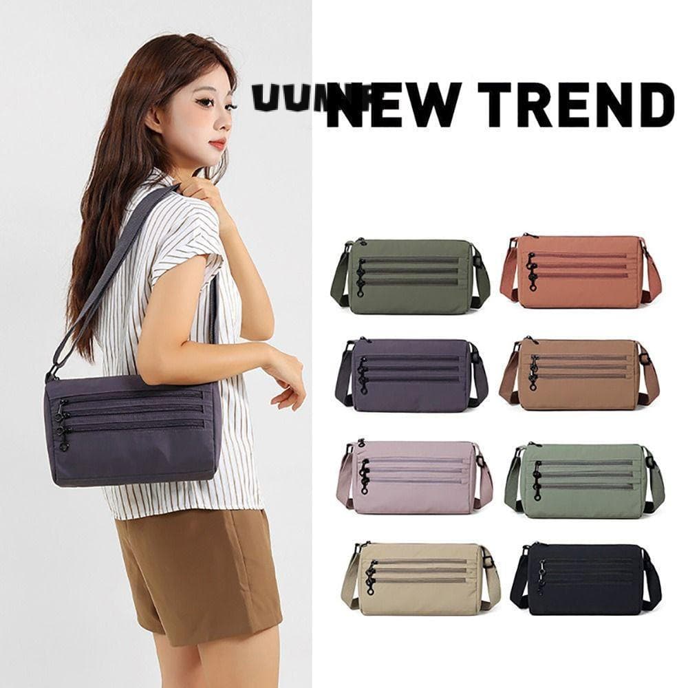 Bolsa De Ombro Umir , Crossbody De Nylon Multicolorida , Elegante , Multifuncional , À Prova D'água , Leve , Único , Com
