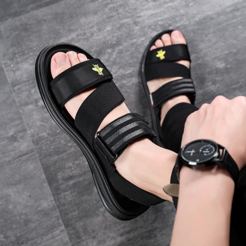 Sandálias masculinas 2026 novo estilo verão Casual ao ar livre Wear esportes antiderrapante sapatos de praia ao ar livre