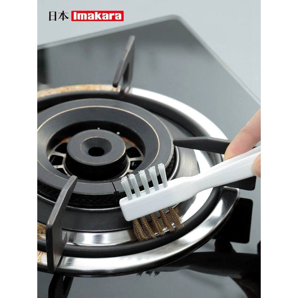 Escova japonesa para fogão a gás, escova para abertura, suprimentos de cozinha, ferramenta útil para limpeza de fogão a