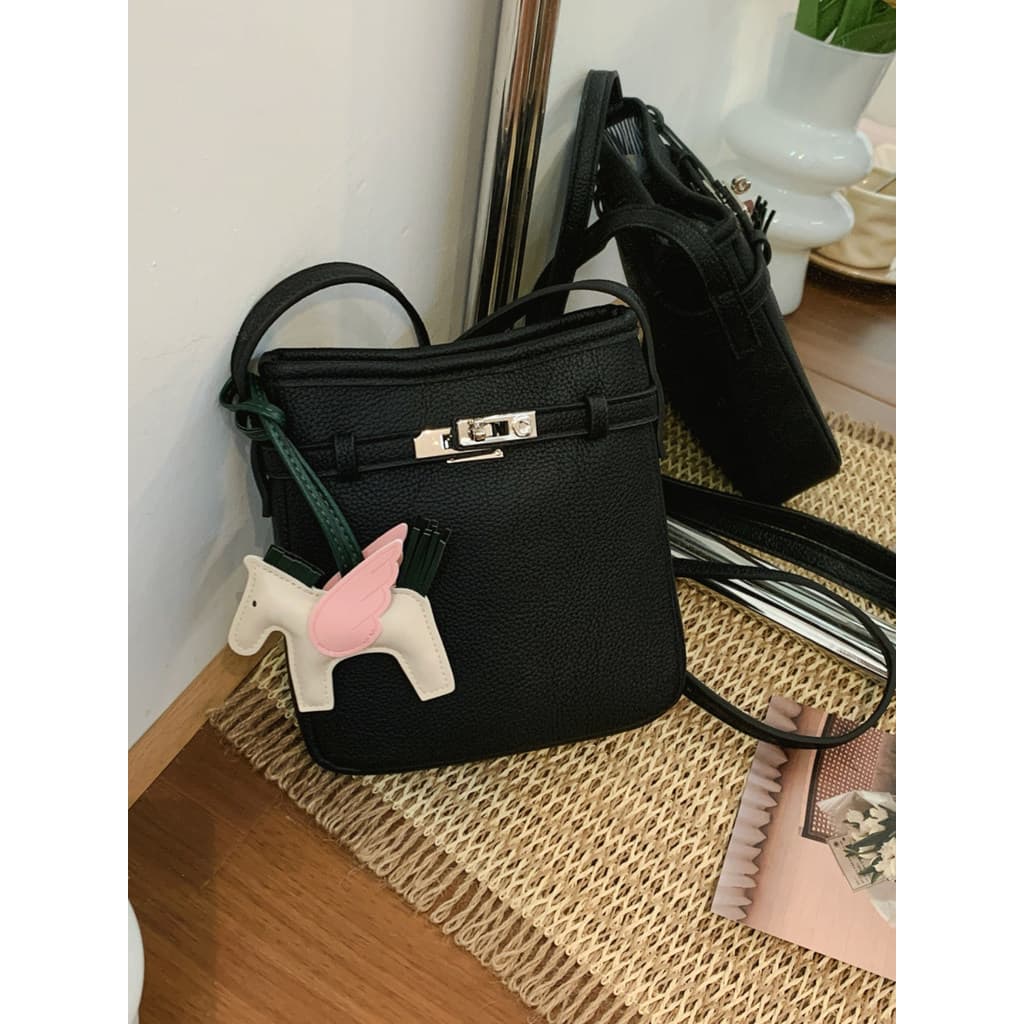 bolsa feminina bolsa transversal feminino Pequeno pequeno saco senhoras novo estilo platina bloqueio Crossbody saco esti