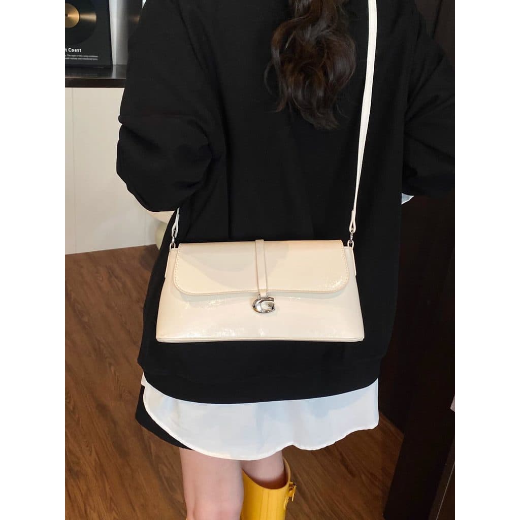 Bolsa bolsa transversal feminino Saco de axilas de um ombro nicho francês portátil pequeno saco 2025 novo estilo High-En