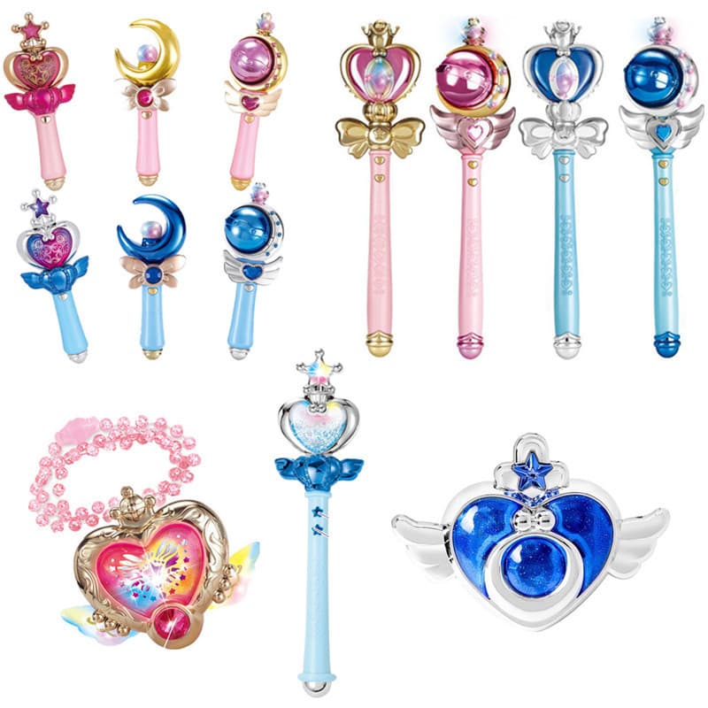 Frete grátis envio de uma peça flor fada varinha mágica pulseira luminosa colar pequena fada mágica menina brinquedo Cro