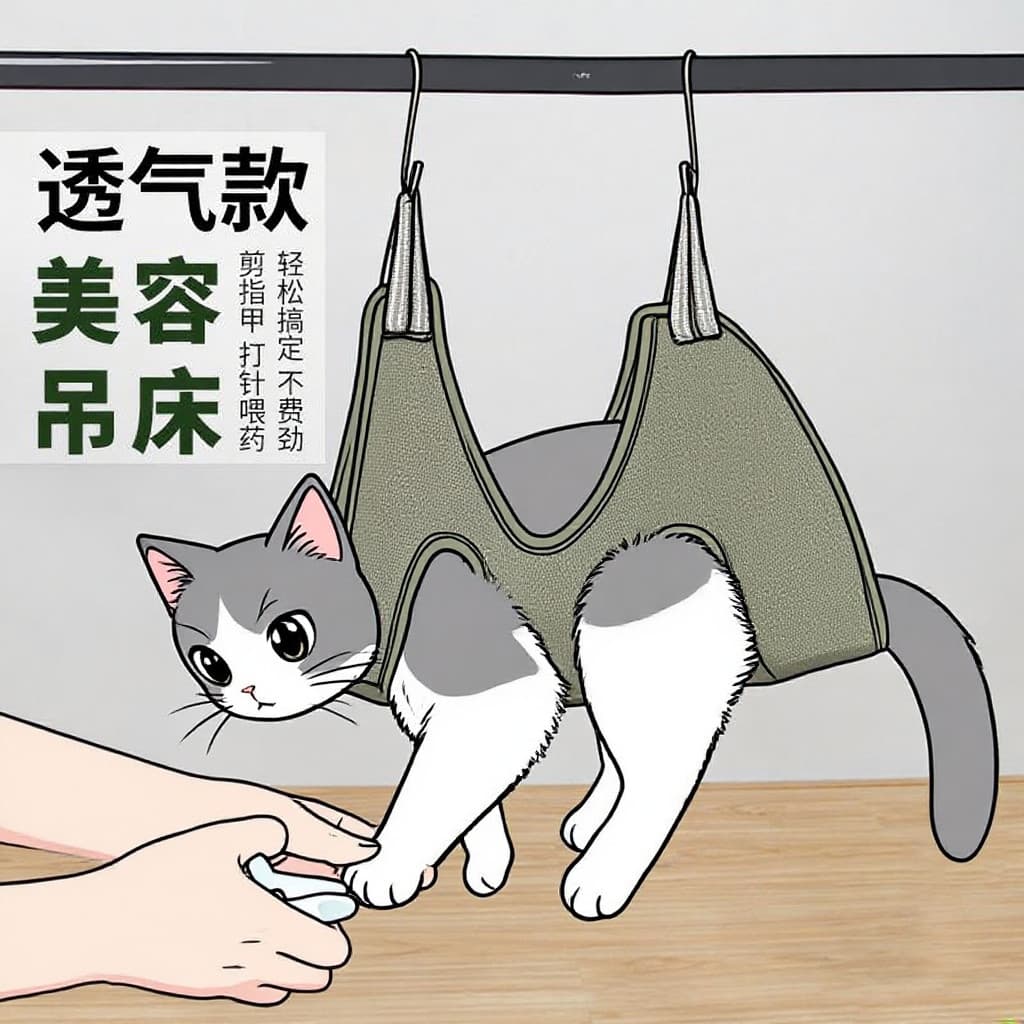 Gato rede cortador de unhas Pet injeção alimentação medicina cuidados beleza britânico curto anti-risco anti-mordida sac