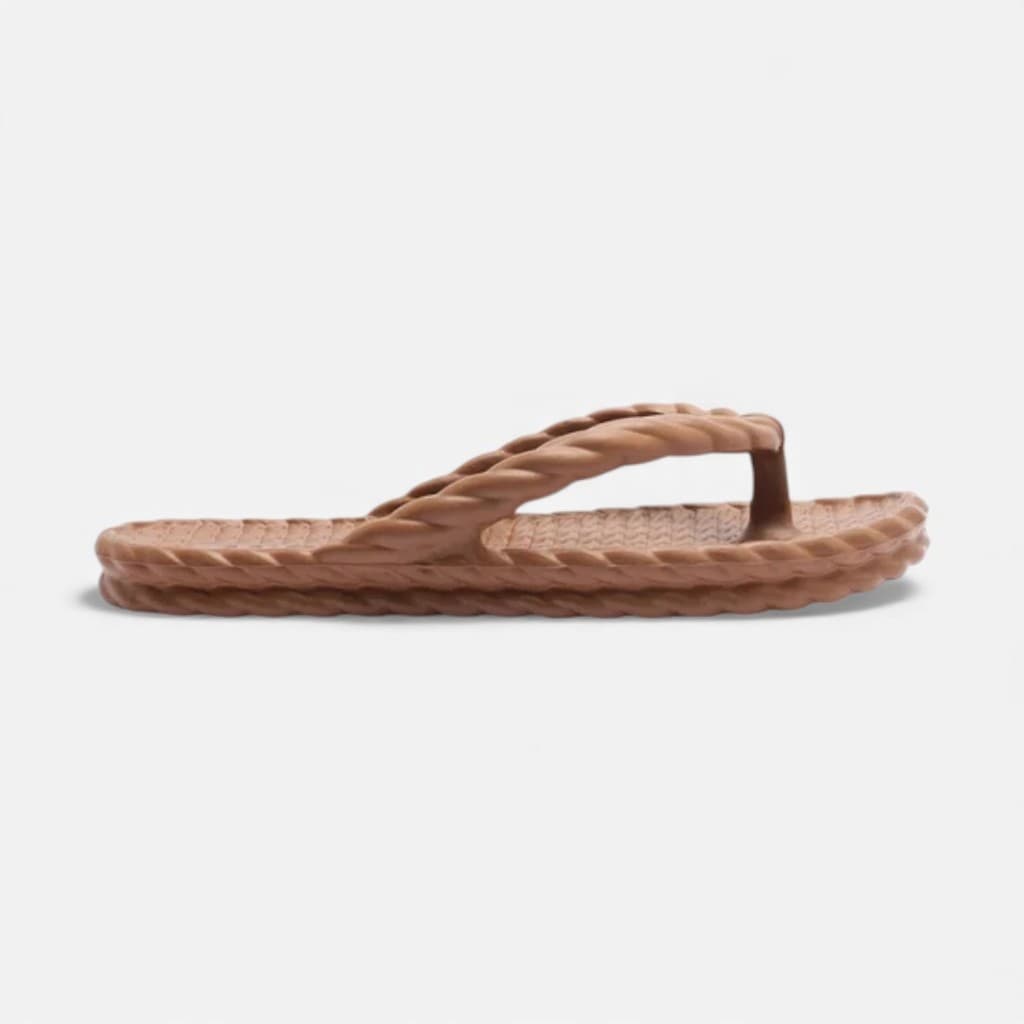 Chinelo De Dedo Brizza Marrocos Marrom