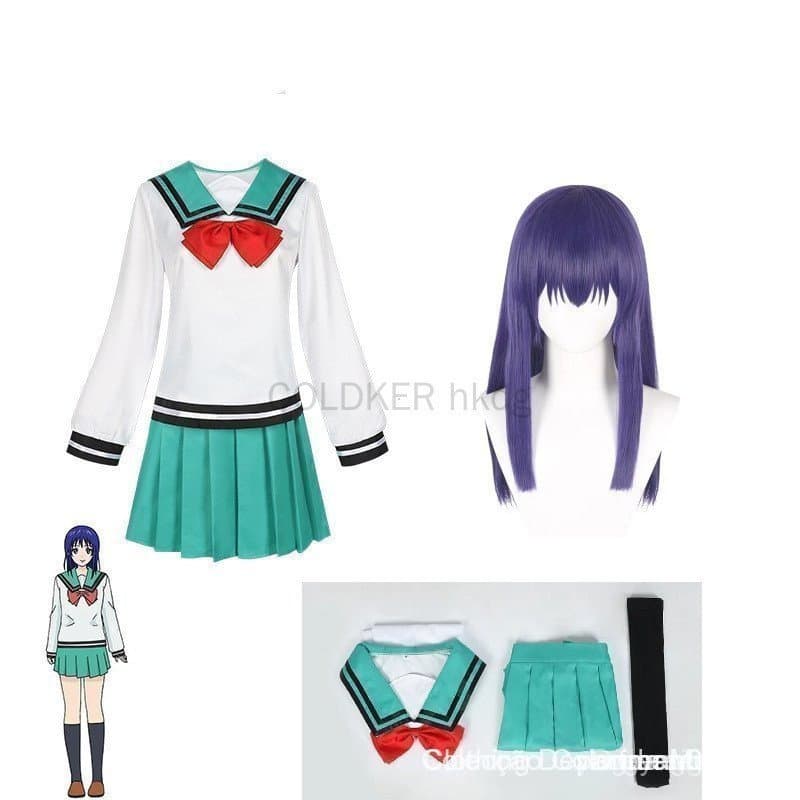 A Vida Desastrosa de Saiki K. Conjunto de Fantasia de Anime para Mulheres Vestido Uniforme Teruhashi Kokomi YWDU WKXZ PR