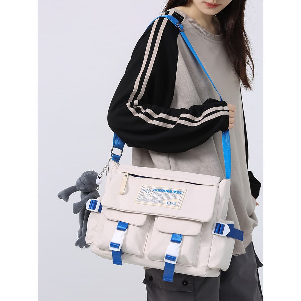Estilo masculino pode armazenar Tablet saco de grande capacidade de um ombro meninos mensageiro câmera bolsa de ombro