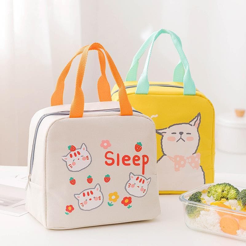 Bolsa de lancheira para trabalhador de escritório, com bolso de arroz, lancheira, folha de alumínio, isolamento térmico