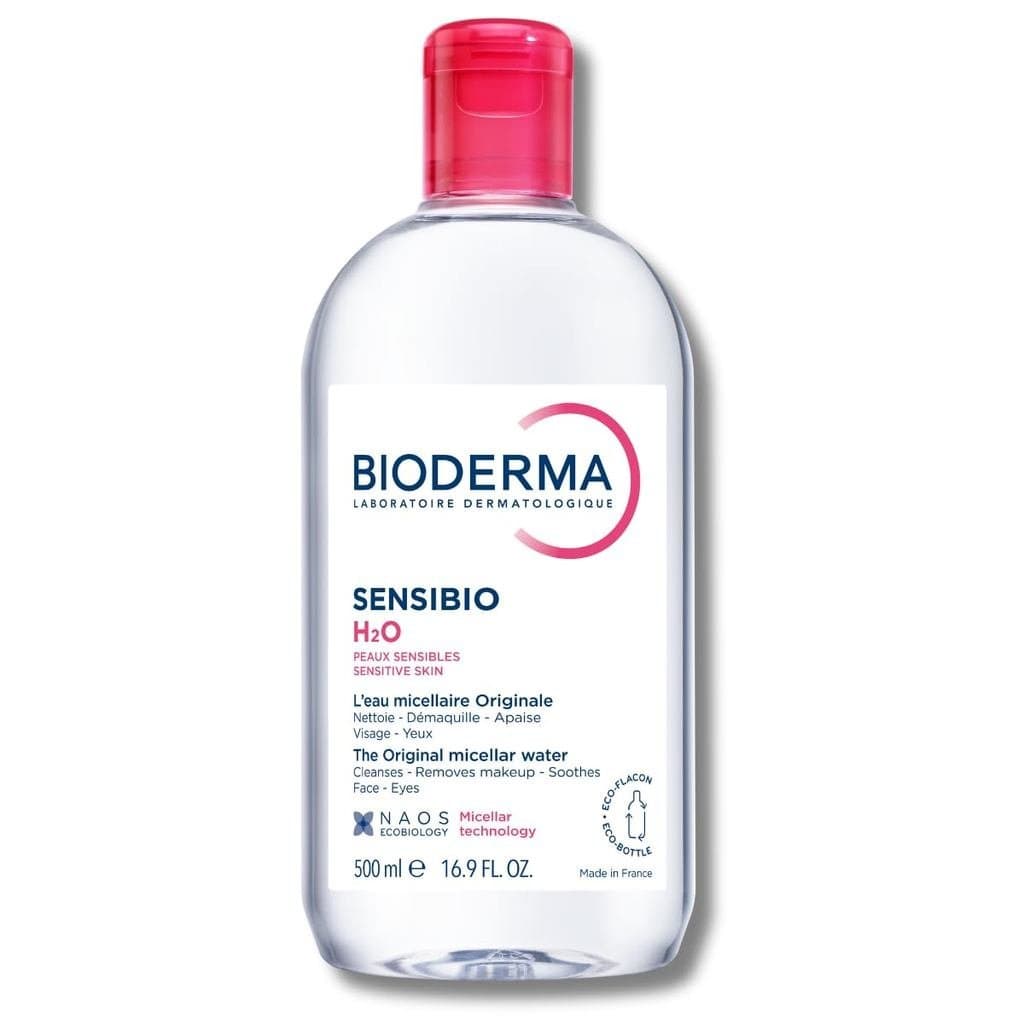 Bioderma - Sensibio - Água Micelar H2O - Removedor de Maquiagem e Limpador Facial - Limpador para Pele Sensível
