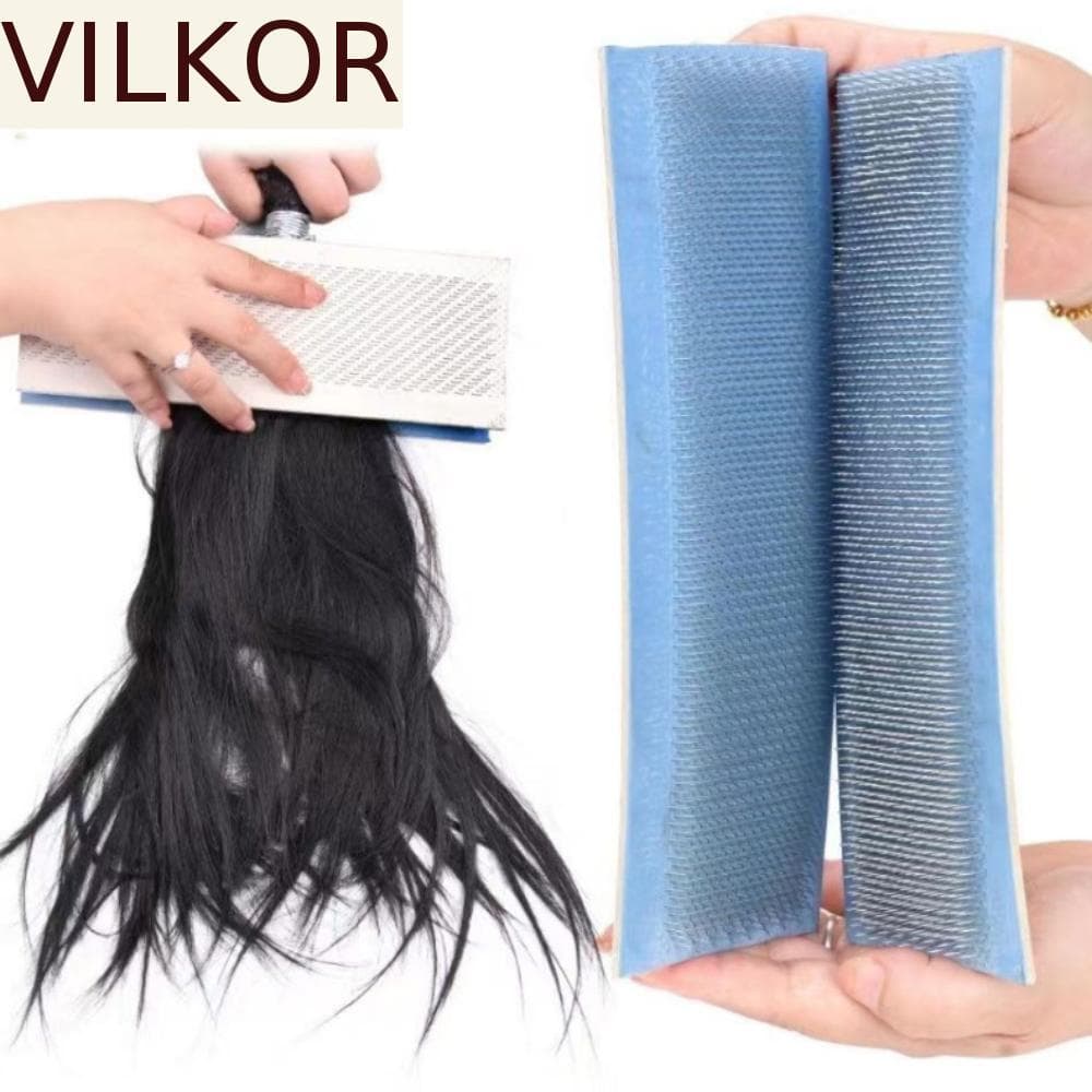 VILKOR 1 Par De Suporte De Cabelo Para Tapete De Desenho , Cartão De Borracha Com Agulha , De 24x9 Cm
