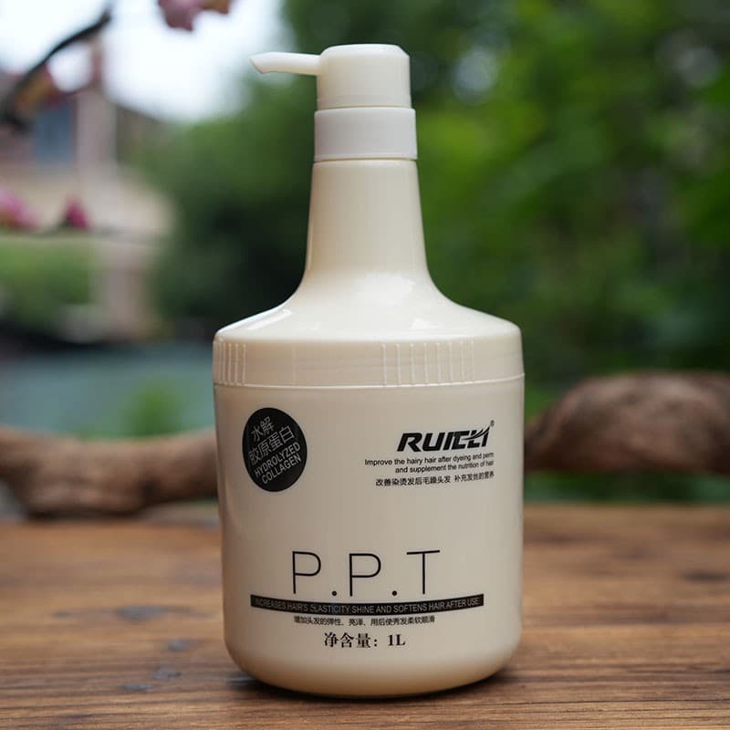 Ruili ppt Care Cream Barber Shop Óleo nutricional dedicado Perm antes do permanente após permanente Condicionador de pro