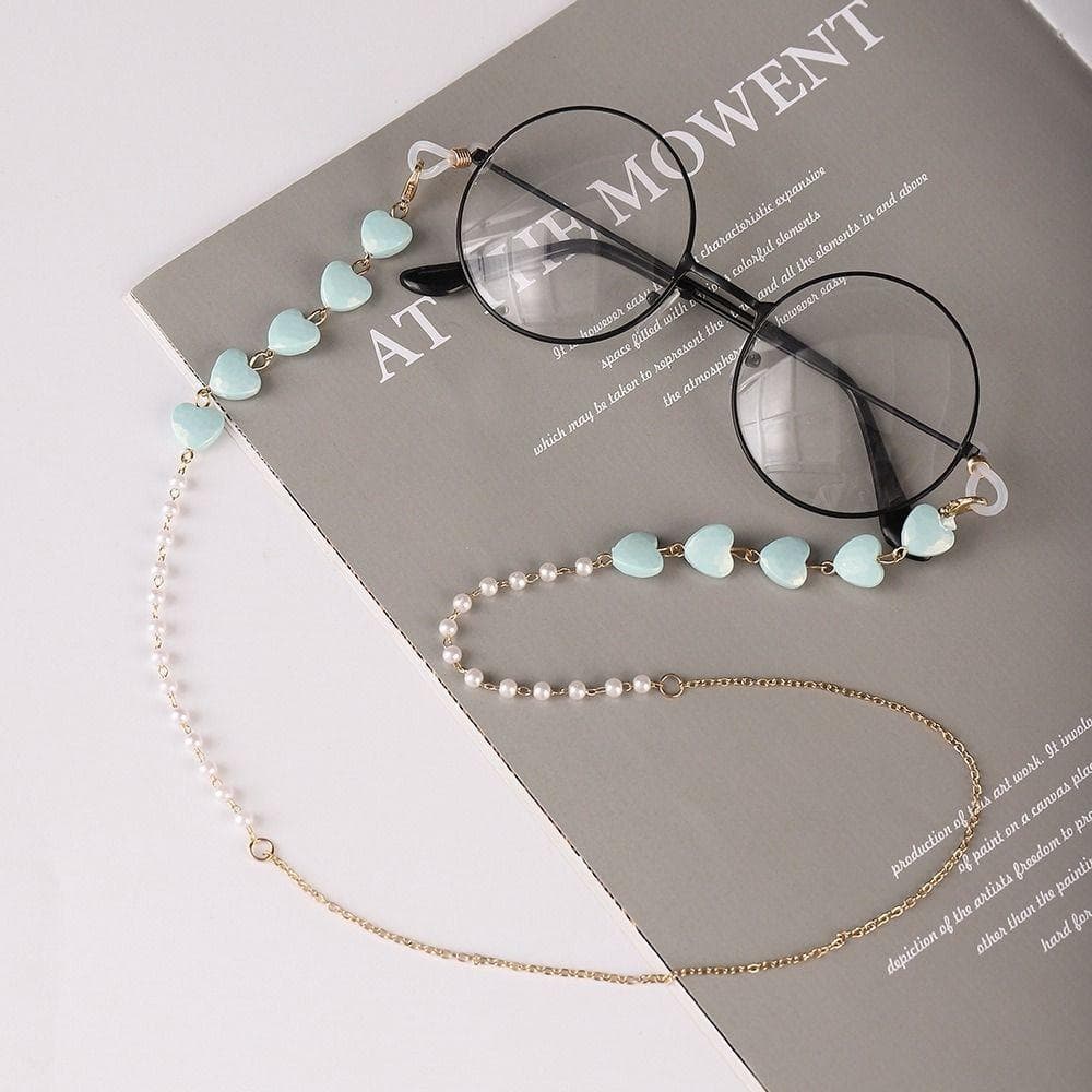Love Glasses Chains Moda Máscara Colorida Cordão Antiderrapante Para Mulheres Meninas Correntes Anti-Perdidas