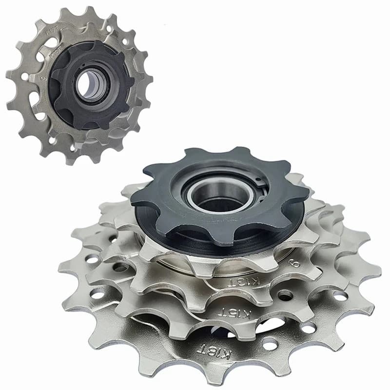 Roda livre tipo caixa de 3/5 velocidades para bicicleta, 9-11-13-15-18T, com cubo de roda livre de 3 garras e rolamentos