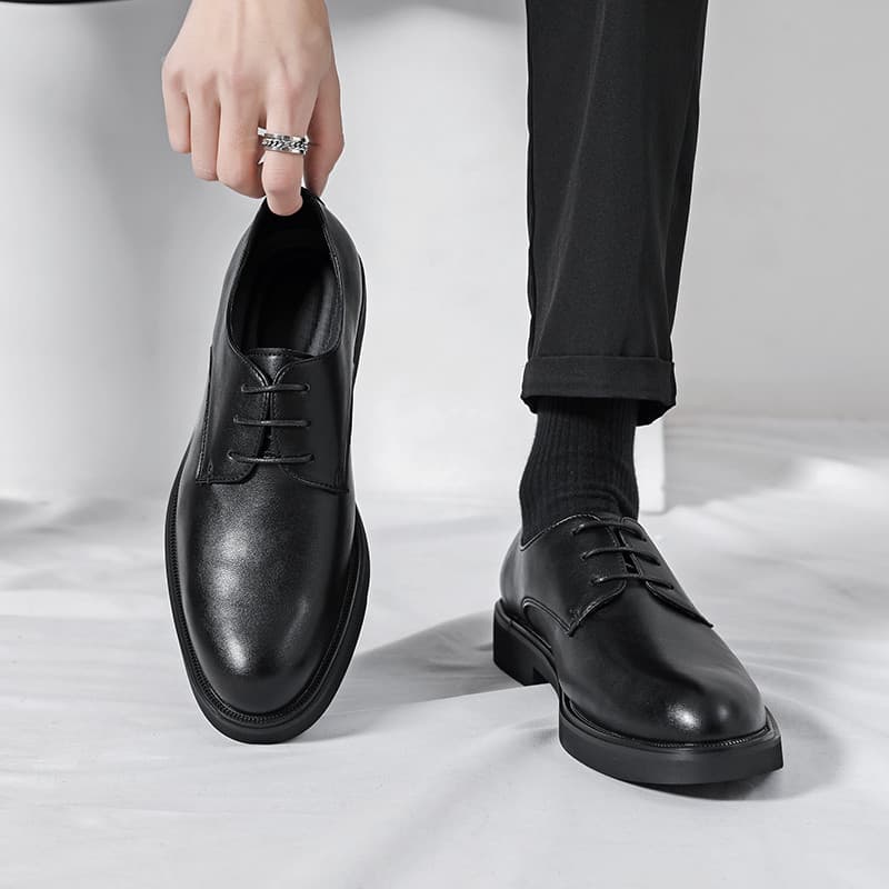 Sapatos masculinos de verão versão coreana britânica padrinhos terno aumento interno negócios Formal Wear Casual casamen