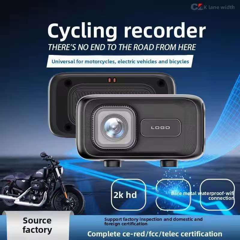 Gravador De Vídeo DVR À Prova D'água Para Motocicleta Condução Motocicletas Automobilísticas