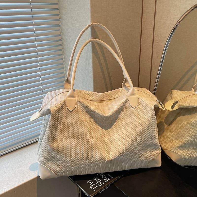 Bolsa de viagem de curta distância tecido grande capacidade saco de bagagem das mulheres dos homens viagem de negócios s