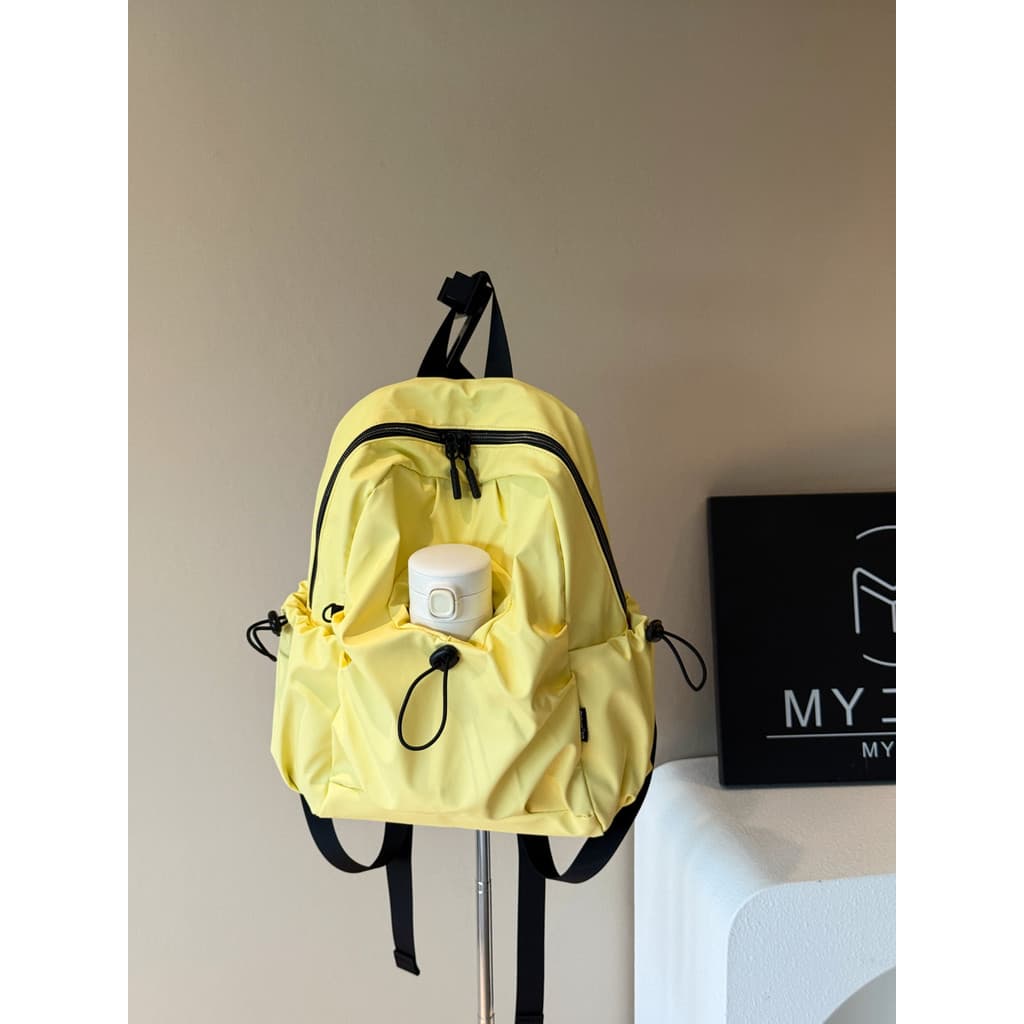 MY Mochila leve com vários bolsos, simples, elegante, leve, bolsa de viagem, montanhismo, academia, mochila
