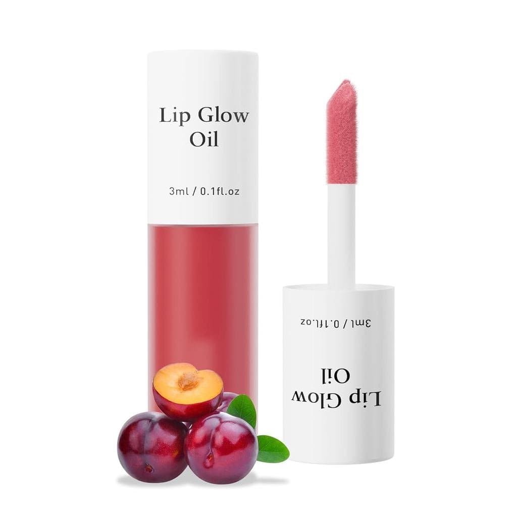Óleo Labial Brilhante, Óleo Labial Hidratante Não Pegajoso para Brilho Intenso, Brilho Labial Hidratante com Sabor de Fr