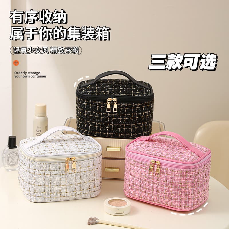 Xiaoxiangfeng bolsa cosmética de grande capacidade portátil bolsa de armazenamento de produtos de higiene pessoal viagem