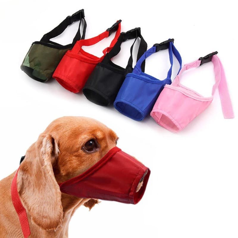 Focinheira Ajustável Anti-Mordida Para Cães Cachorro De Estimação