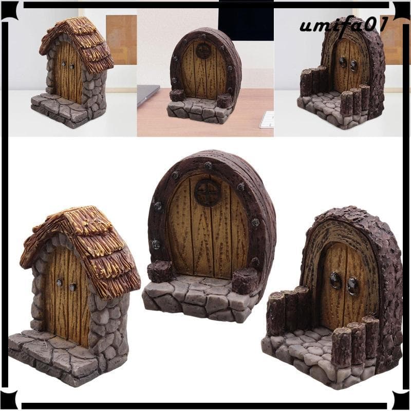 [Umifa] Portão De Jardim Em Miniatura , Porta De Resina Decorativa , Adereço Fotográfico , Micro Paisagem Acessórios De