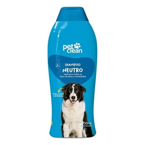 Shampoo Cães Gatos Banho E Tosa Pet Clean 700 Ml Fragrâncias Shampoo Neutro Oferta