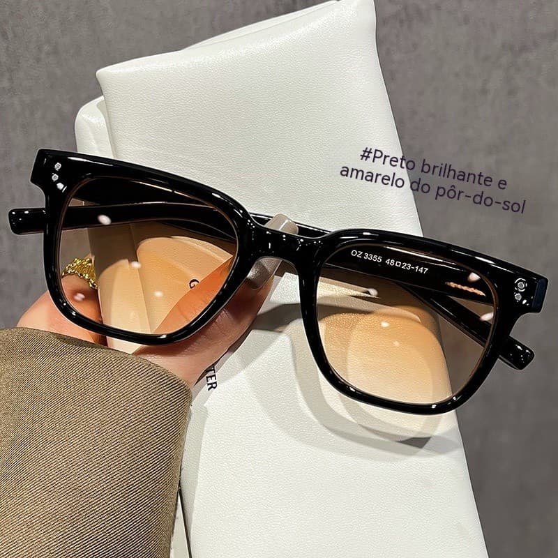 Óculos De Sol Femininos Quadrados TR90 Da Moda UV400