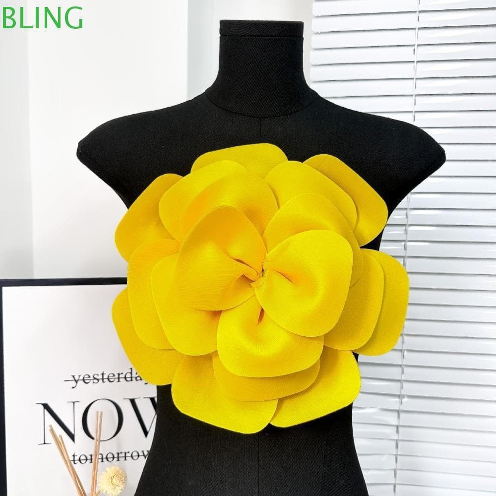 Broche brilhante, acessório de broche removível, decoração de roupas, acessório de cabelo para vestido de noiva DIY EG68